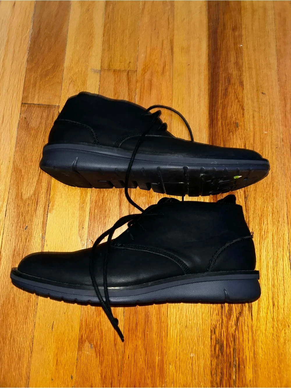 Kenneth Cole Reaction Men’s Black Chukka Lace-Up Boots